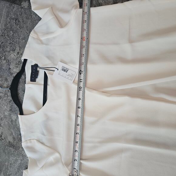 Hatch The Pullover Ivory Short Sleeve Blouse Size 1 Maternity - Picture 6 of 9